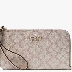 Kate Spade Floral Pattern Wristlet Clutch